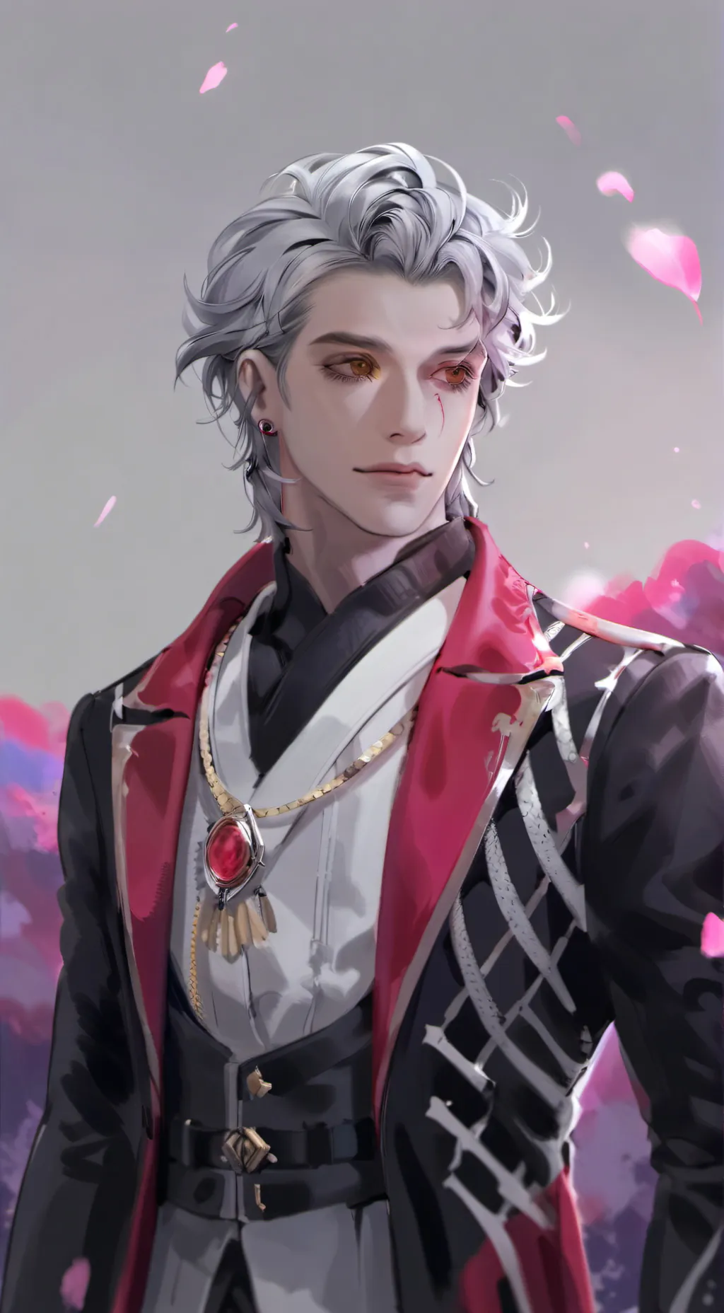 ai character: Cross and Luna  background