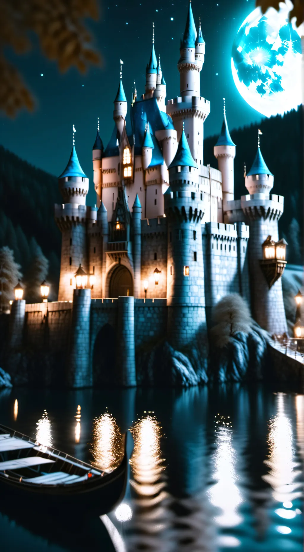 ai character: Hogwarts  background