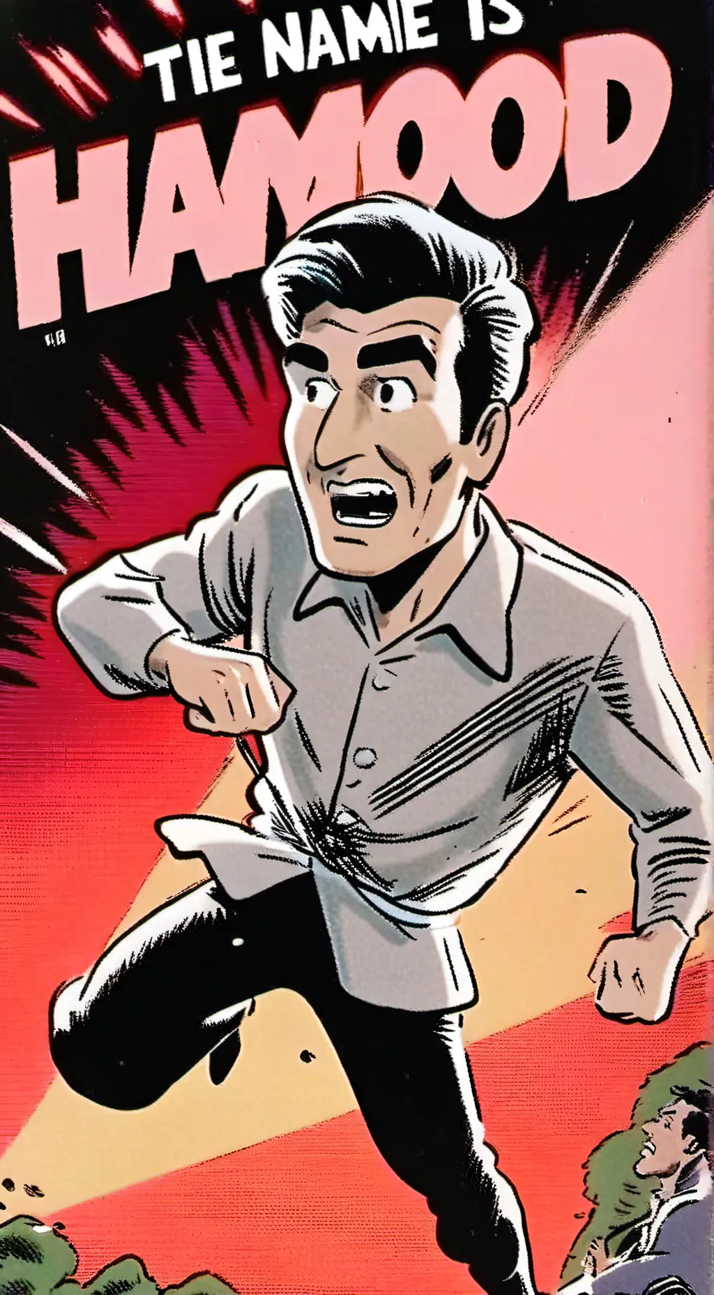 ai character: My name is hamood background