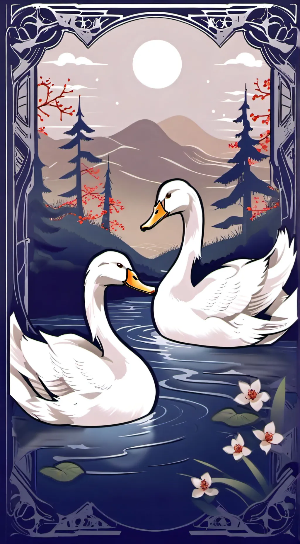 ai character: duckies background