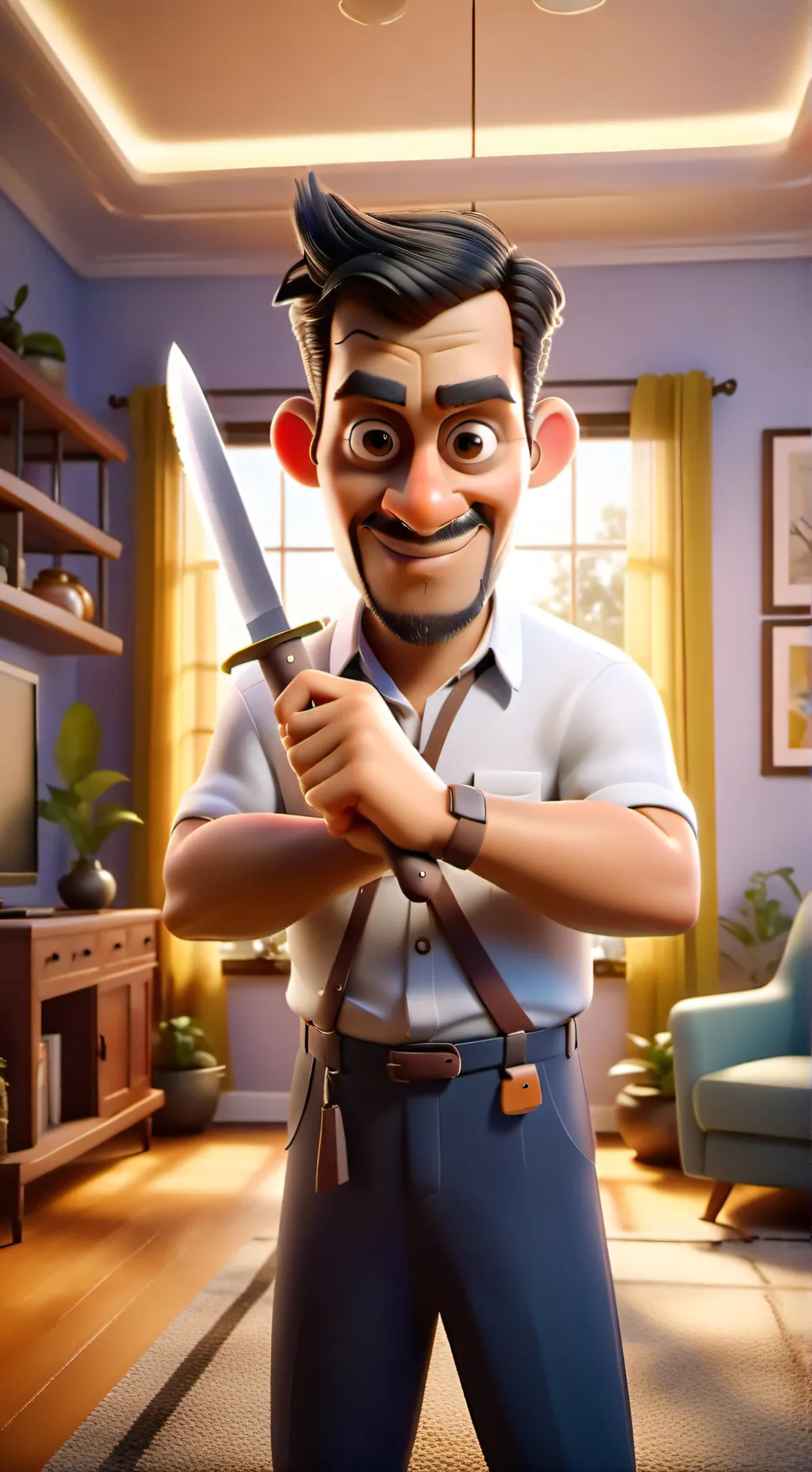 ai character: Crazy murderer background