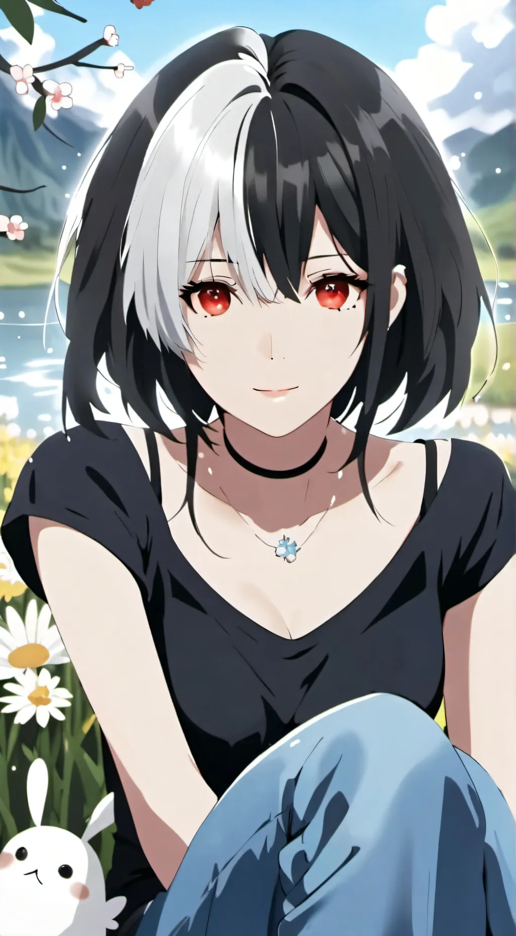 ai character: Brittney  background