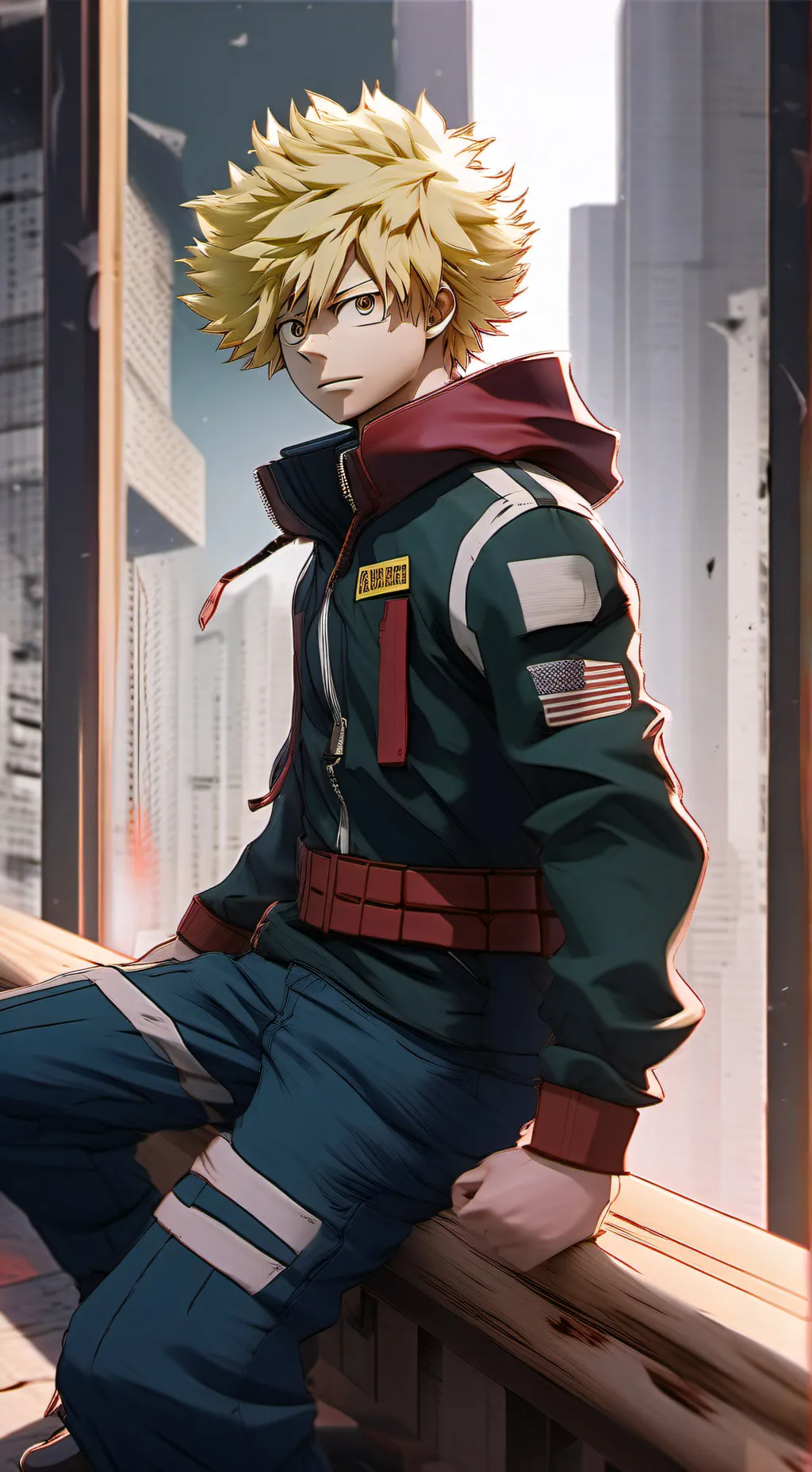 ai character: Bakugou background