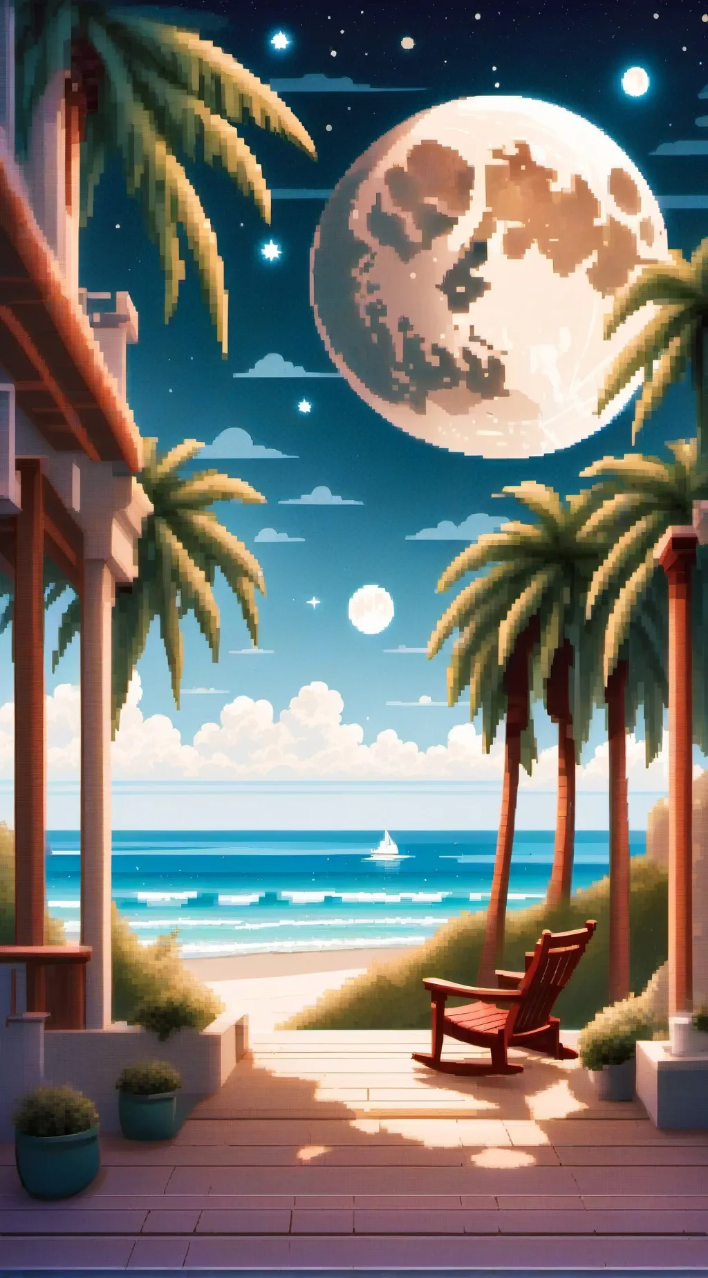 ai character: ~Jjk beach~ background