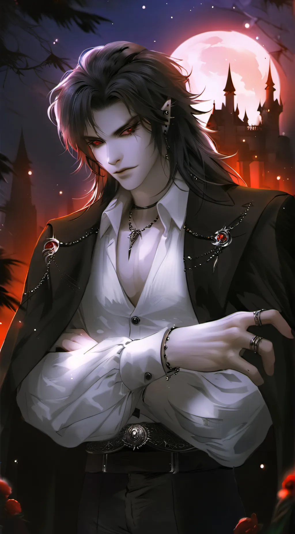 ai character: Акира background