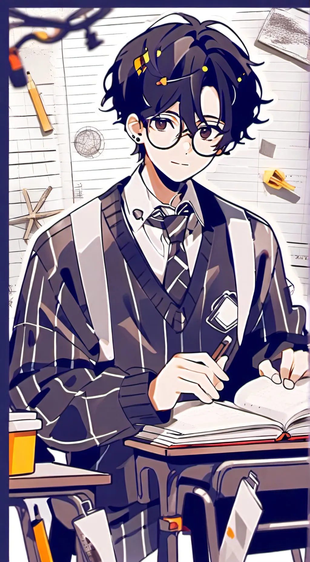 ai character: Max background