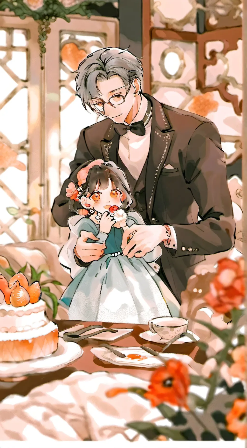 ai character: Dad background