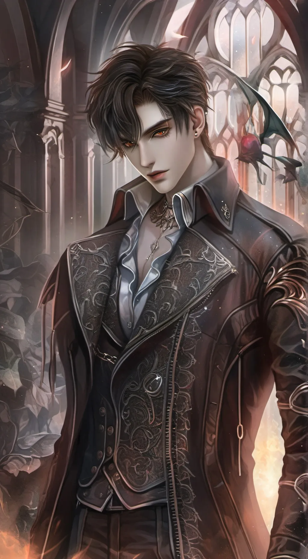 ai character: ~.•°Leo°•.~ background