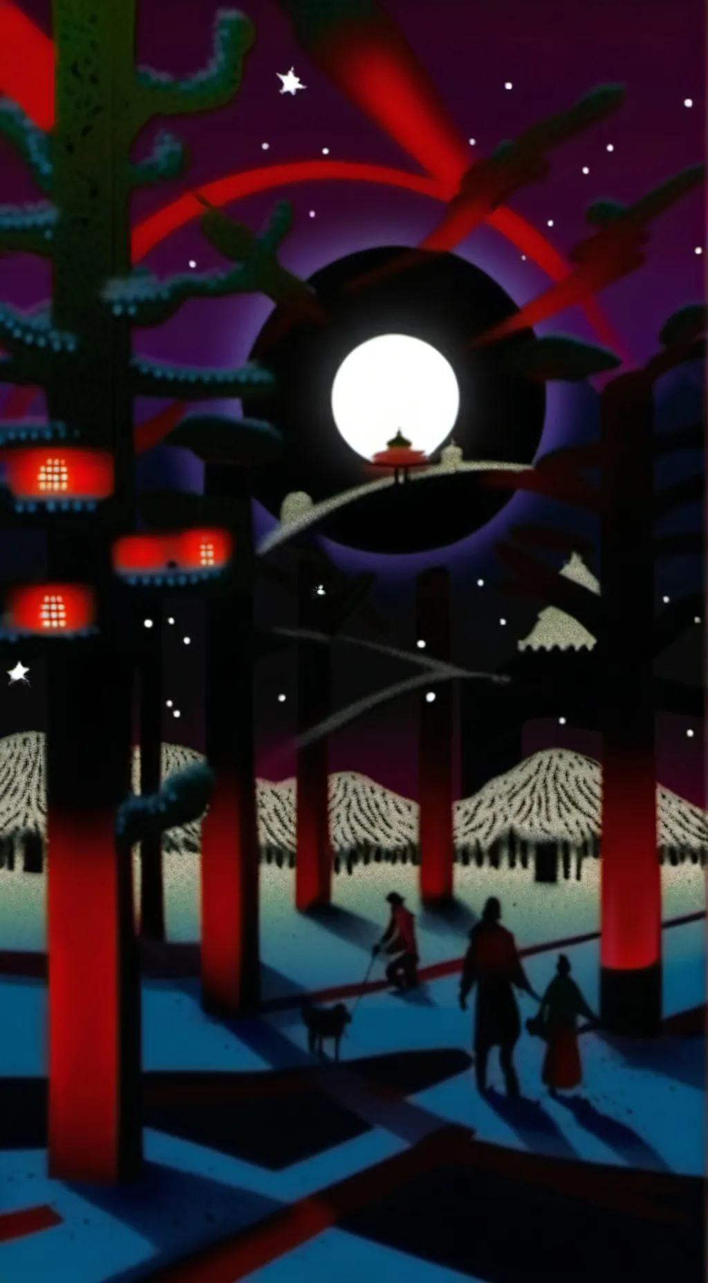 ai character: SPRUNKI RESMAS 3 background