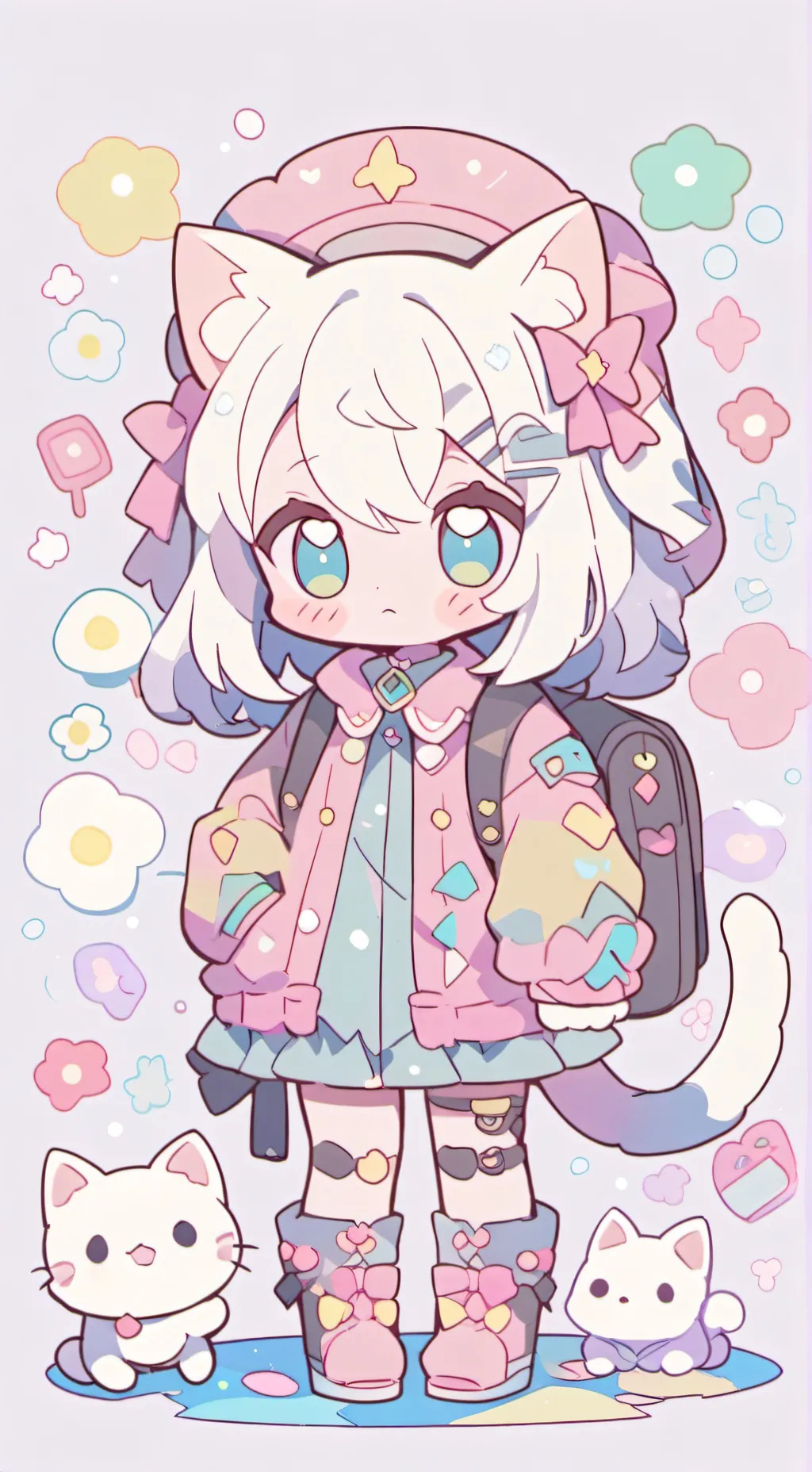 ai character: Catnap x dogday  background
