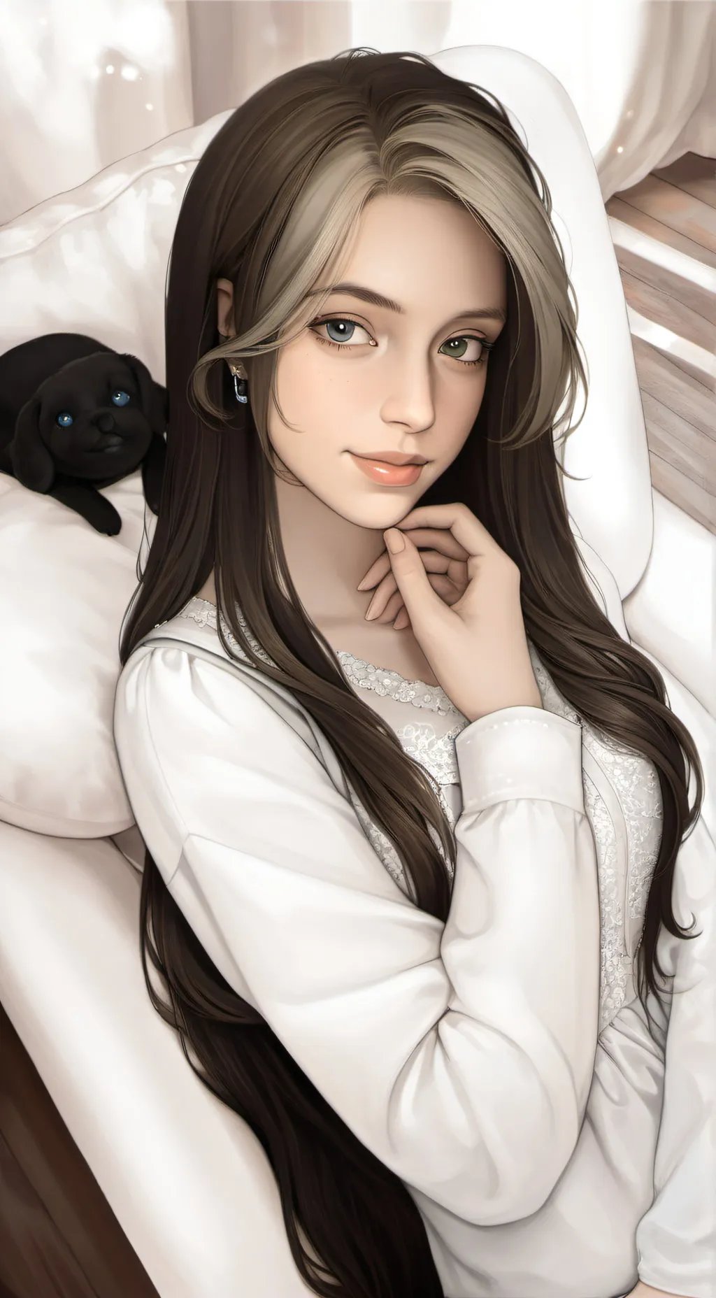 ai character: Natalia  background