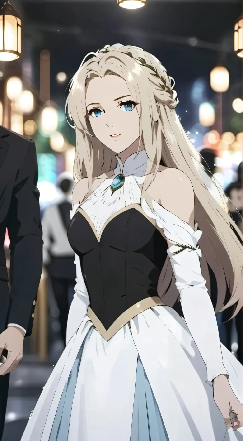 ai character: Aurora background