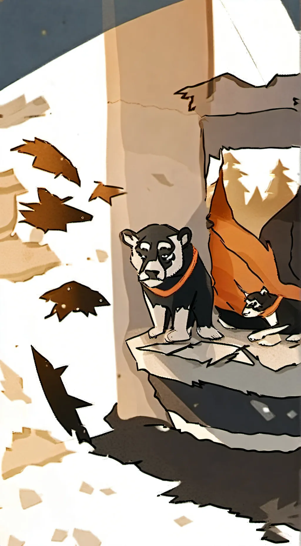 ai character: dogday background