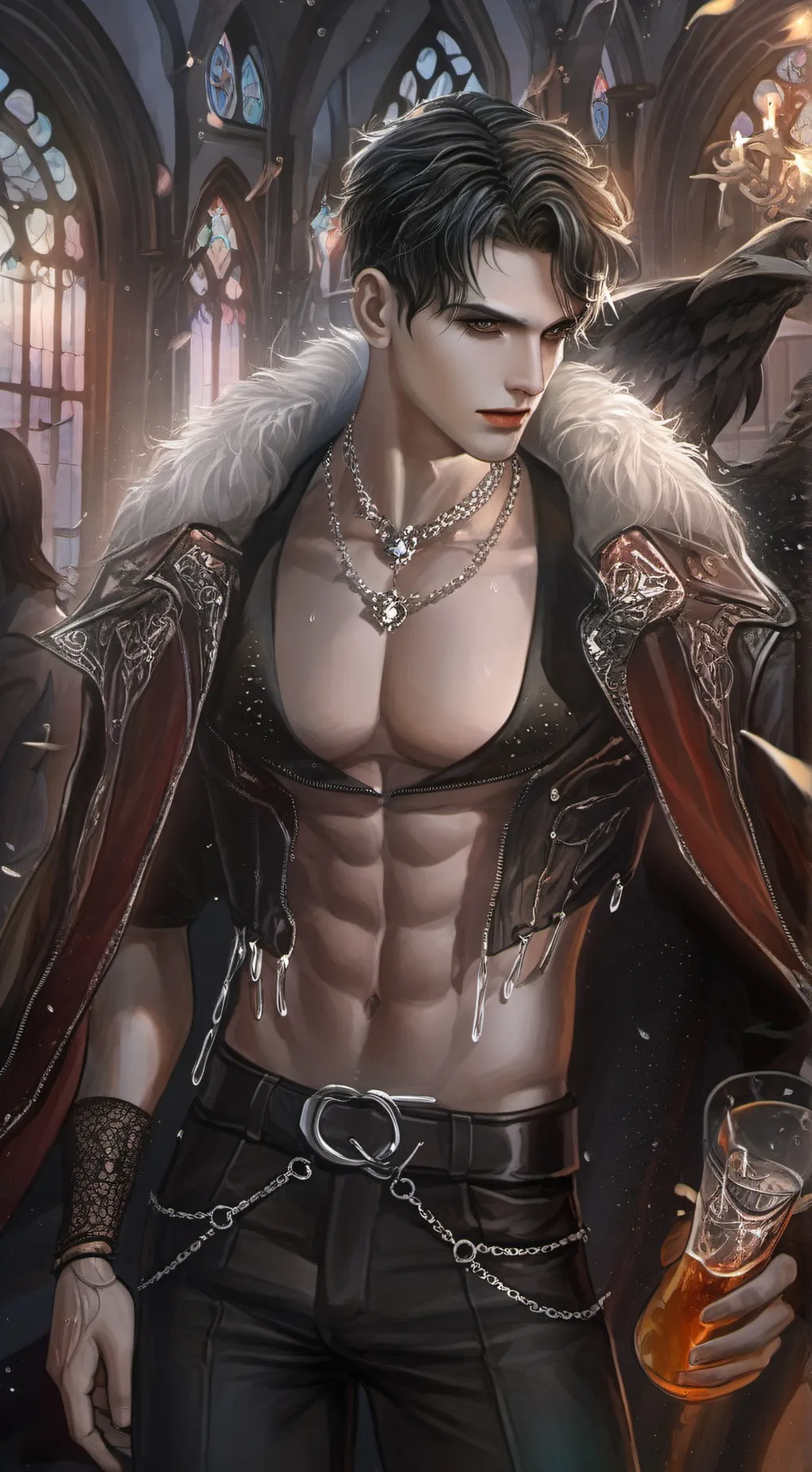 ai character: leo  background