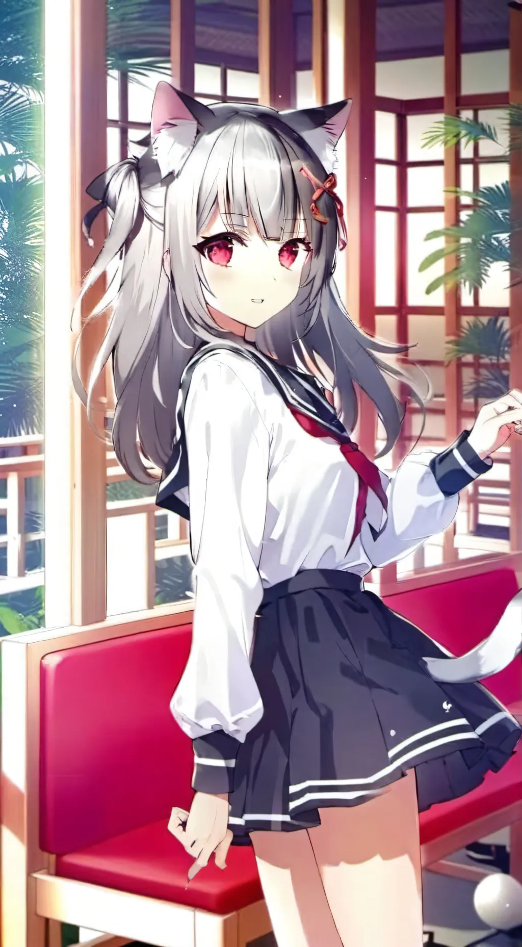 ai character: Neko Haru background