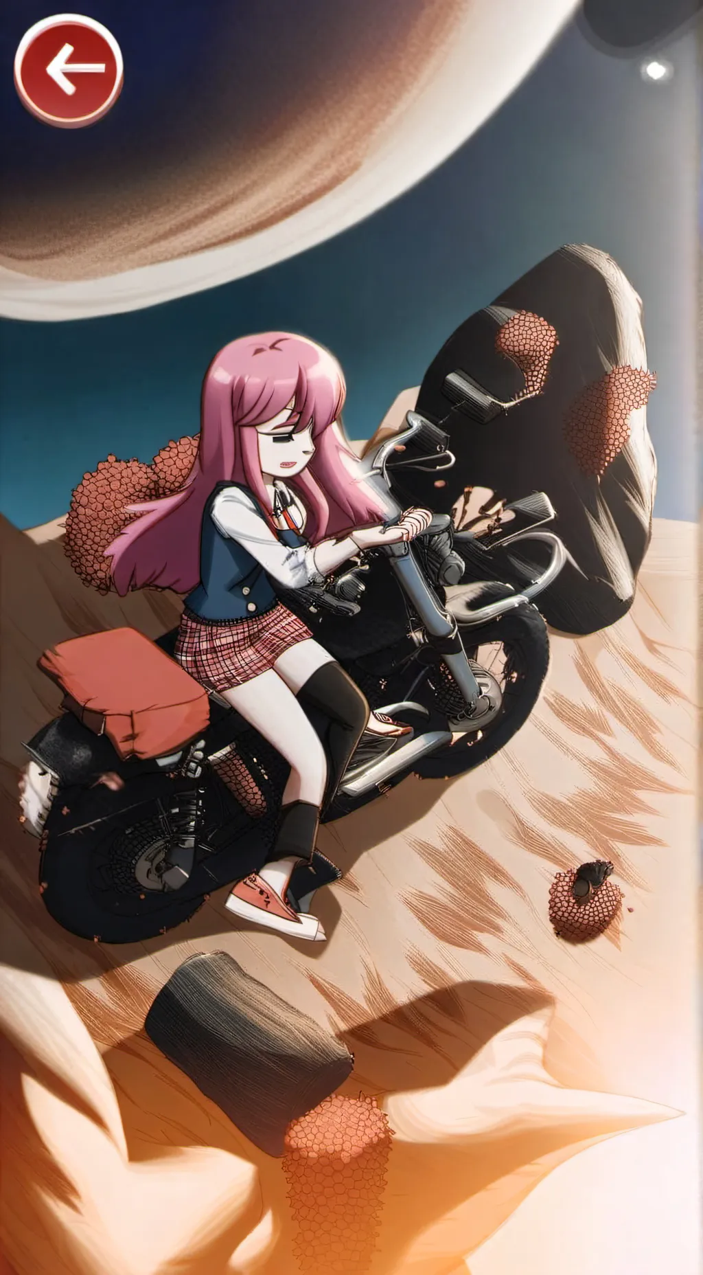 ai character: Dokidoki  pippy background