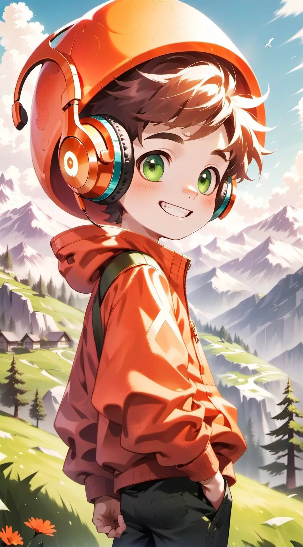 ai character: Oren! background