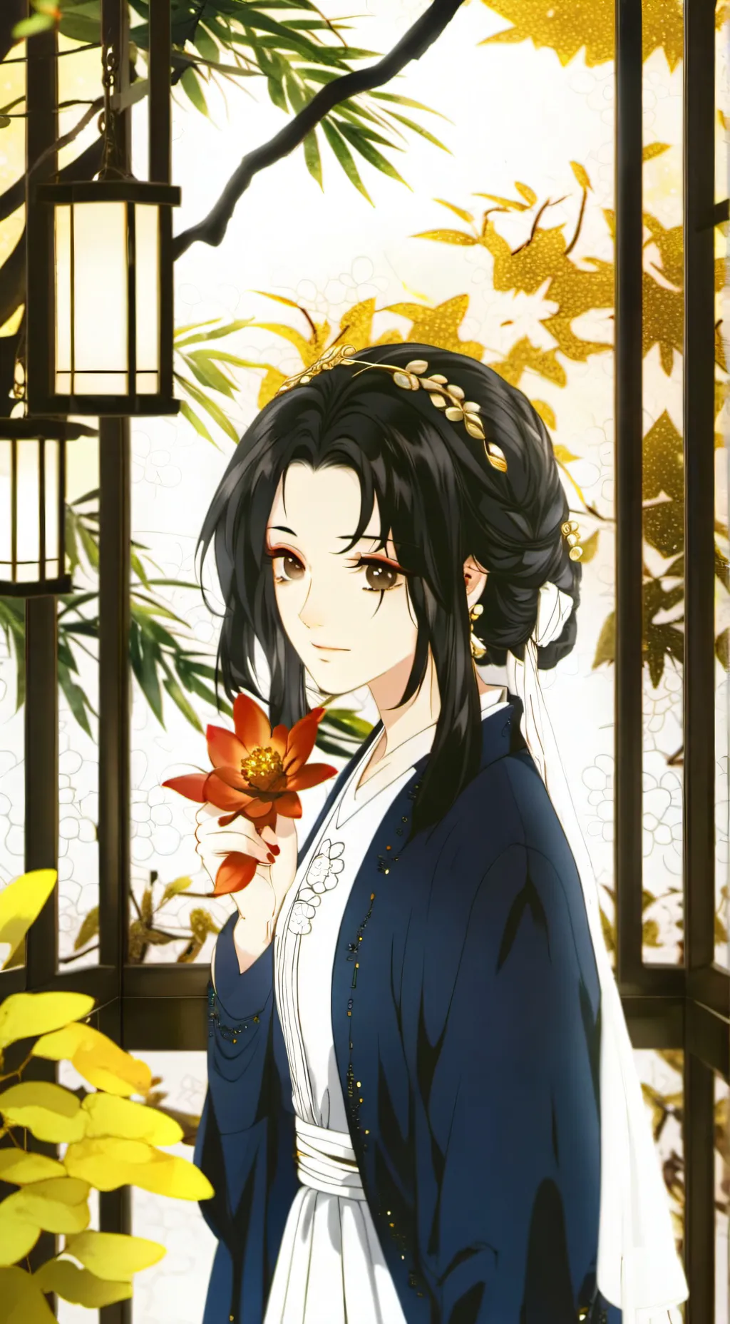 ai character: demon hashira✨ background