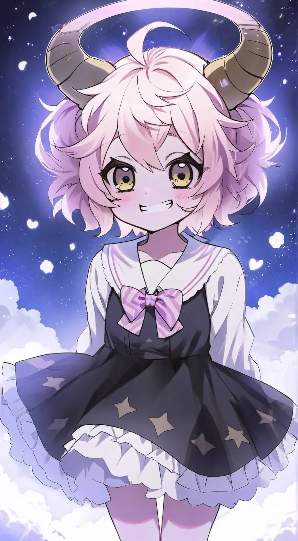 ai character: Mina Ashido  background