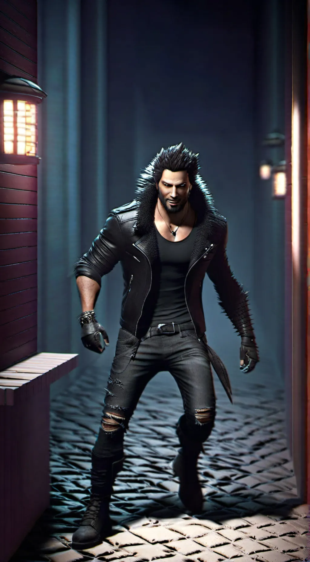 ai character: John  background