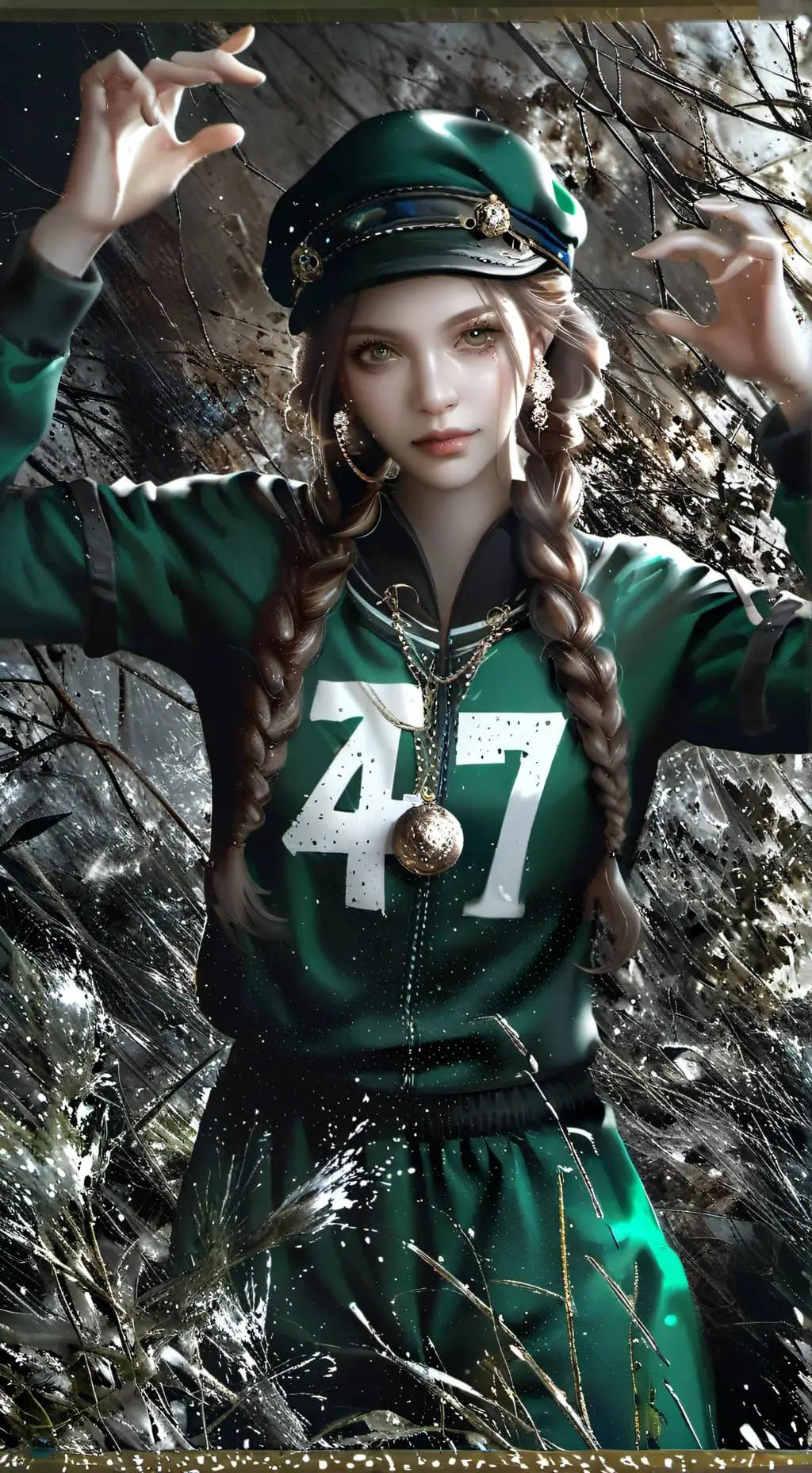 ai character: Mona Moore background