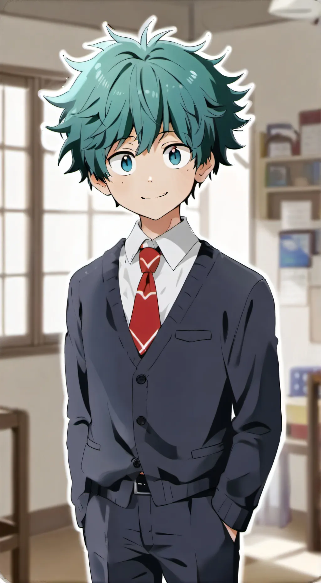ai character: Izuku Midoriya background