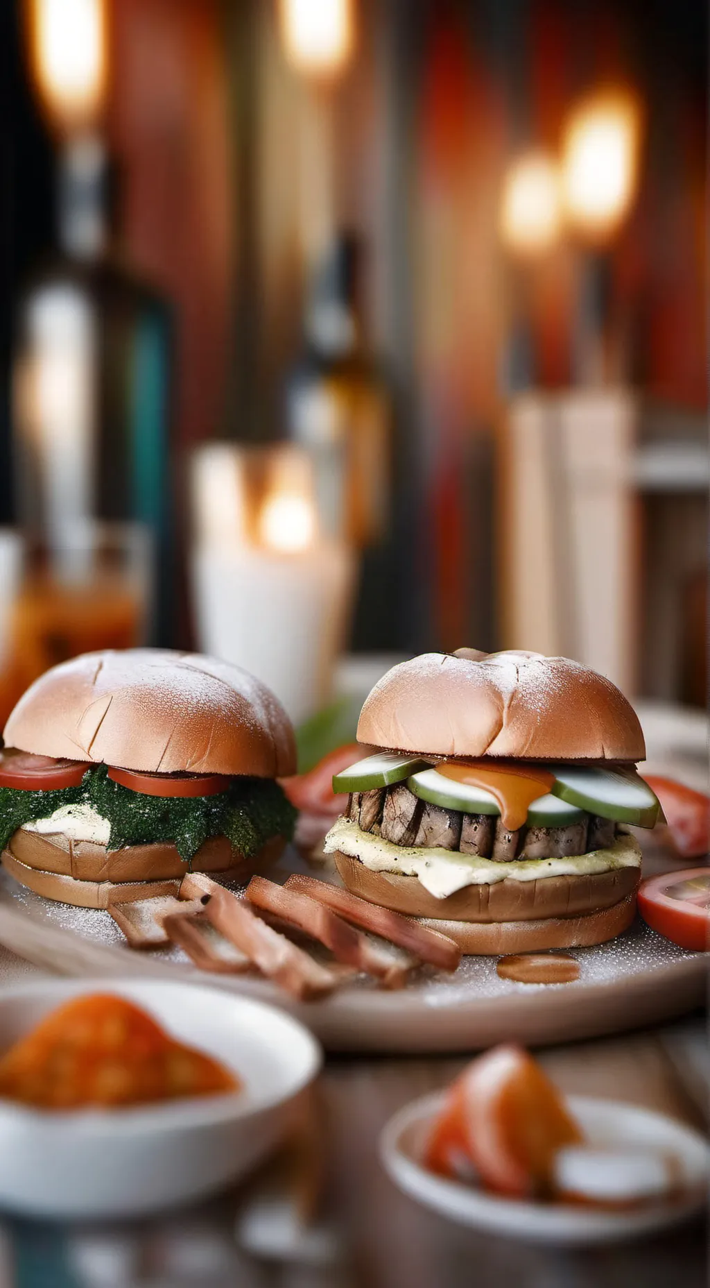 ai character: Dr Jr Burger background