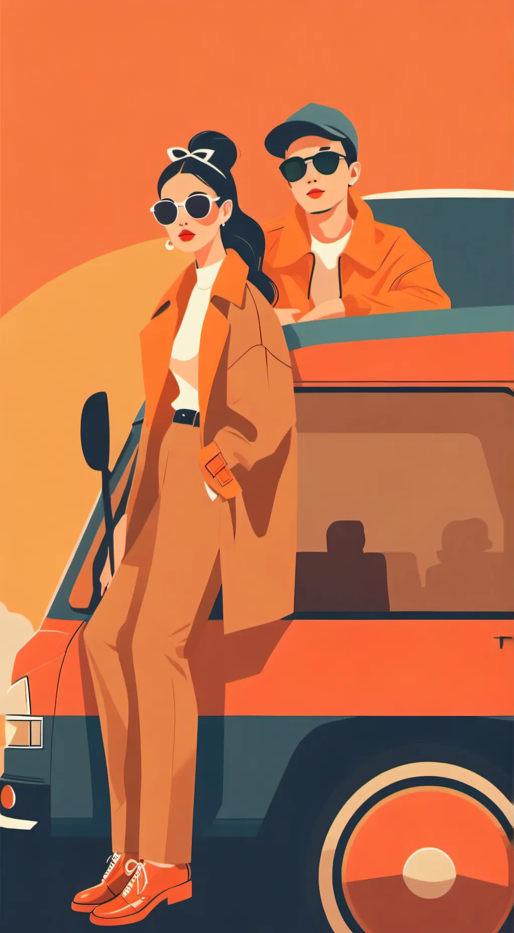 ai character: the gold diggers background