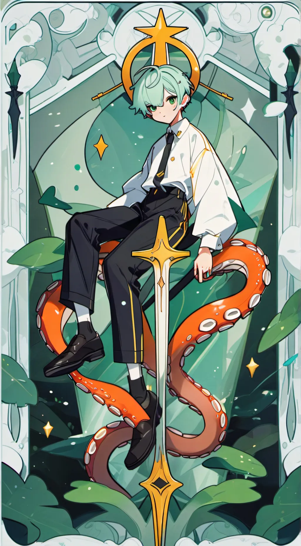 ai character: Eden background