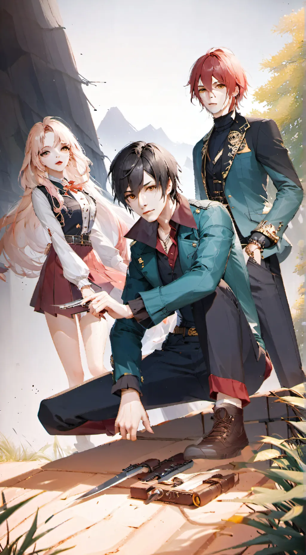 ai character: yuri and lucas background