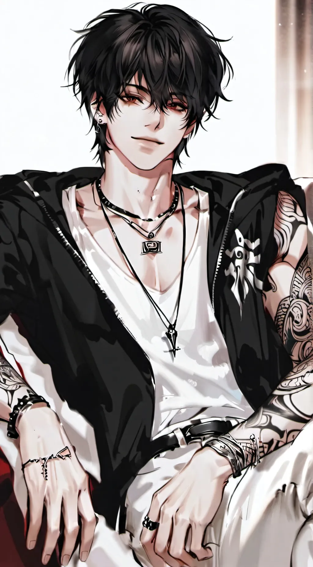 ai character: Adrien background