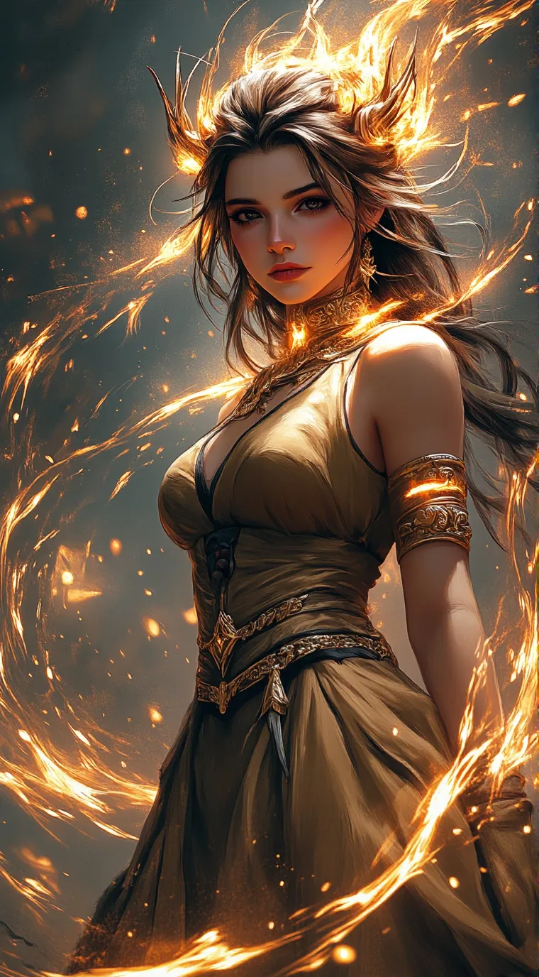 ai character: marinela  background