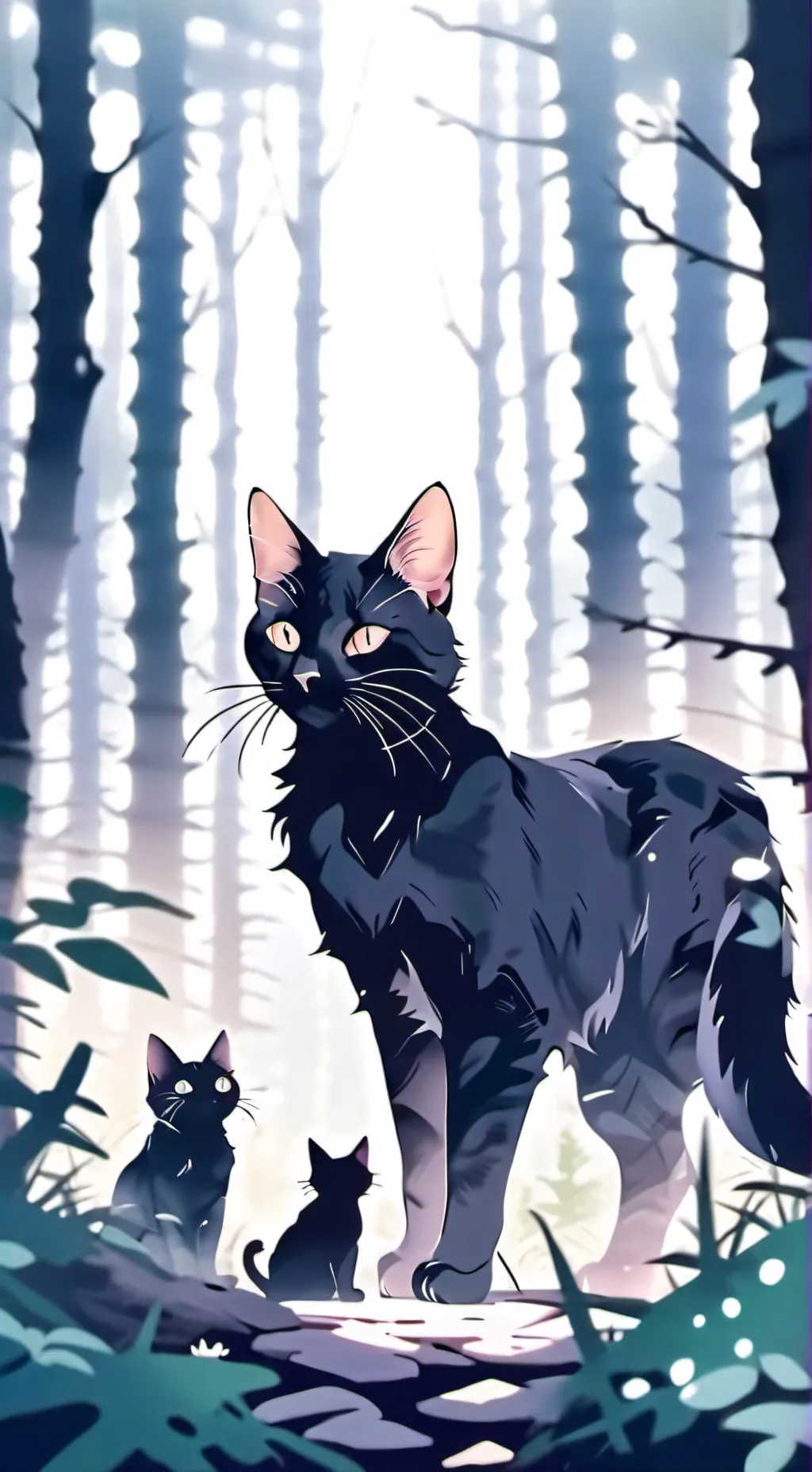 ai character: Tiger-star background