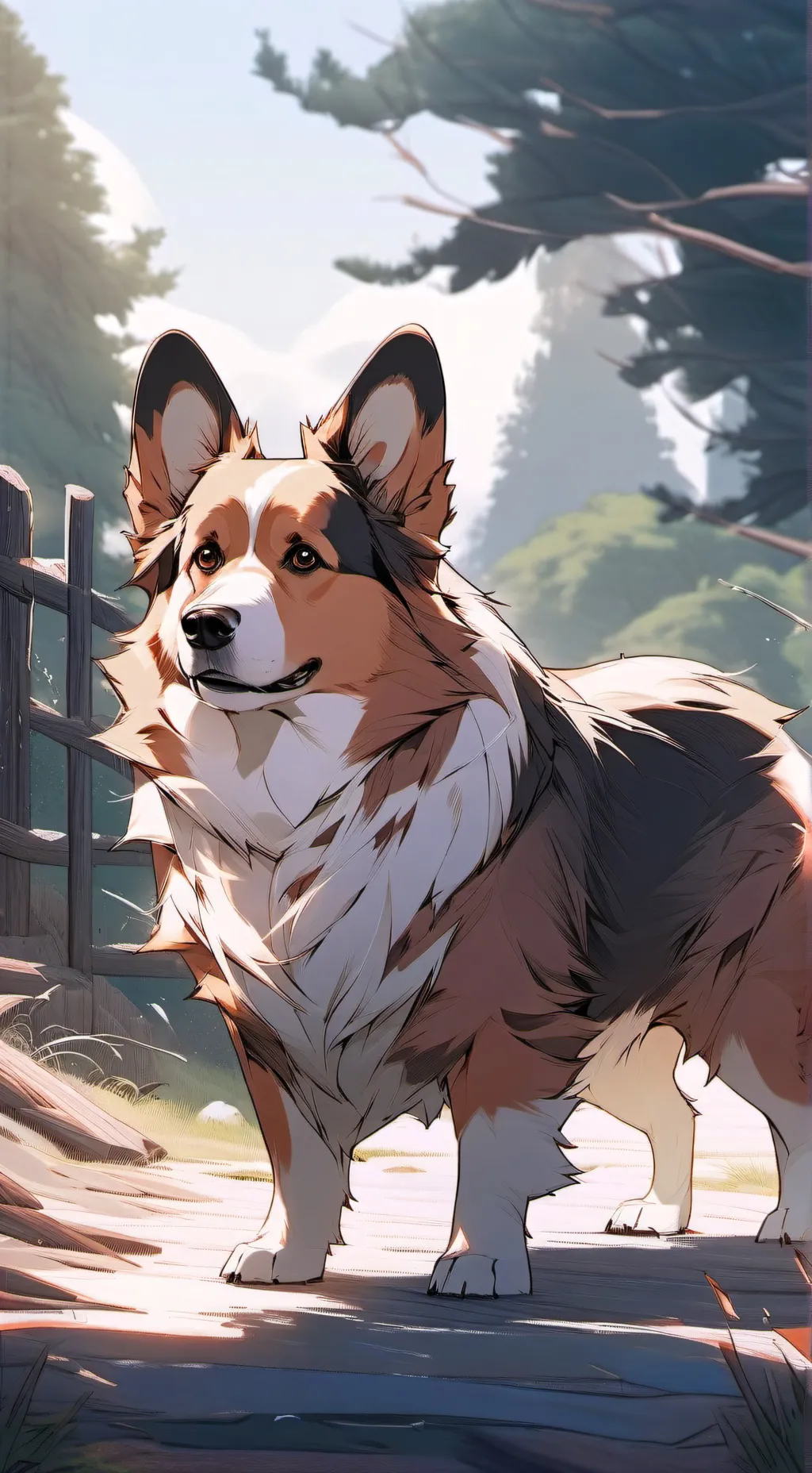 ai character: doggo background