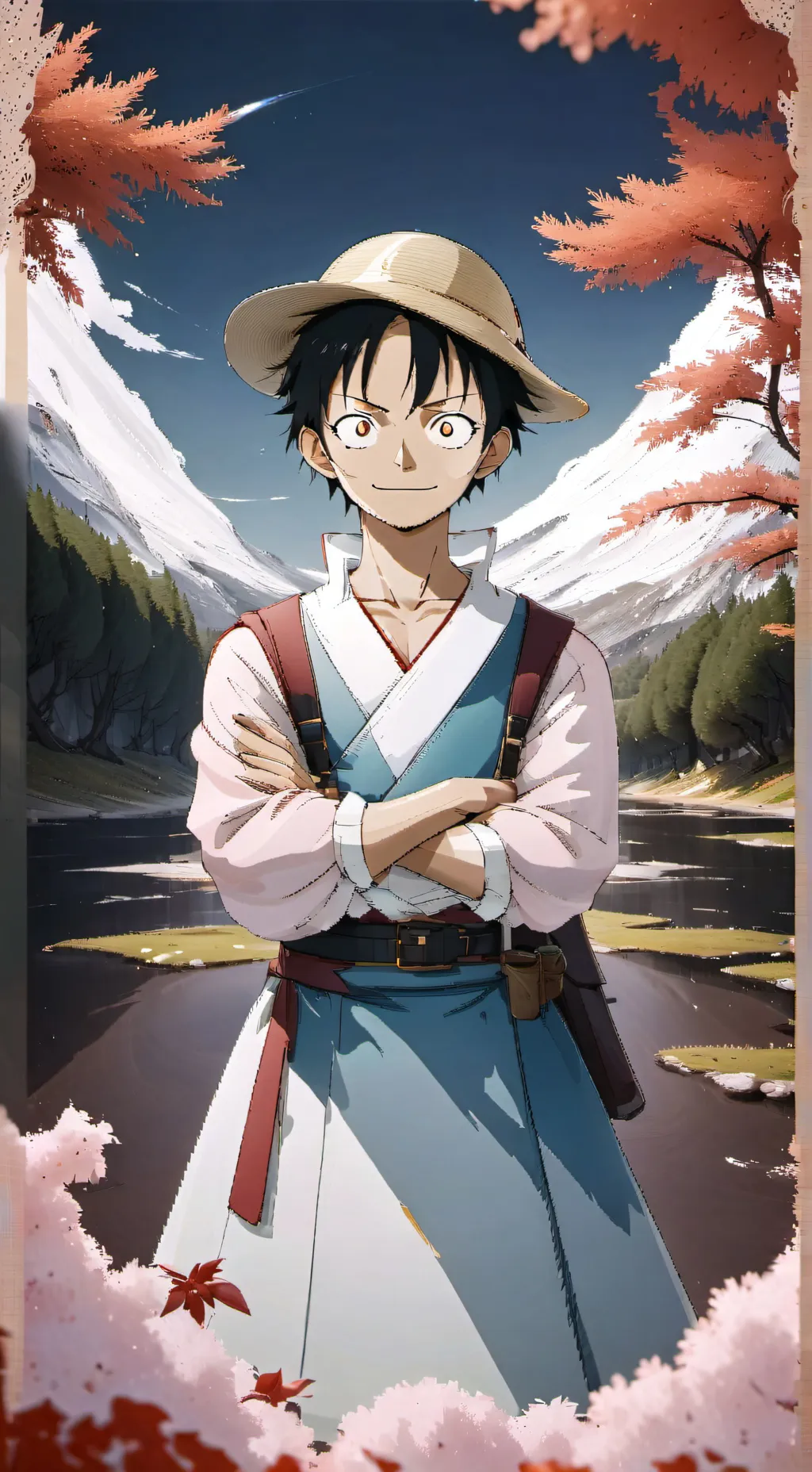 ai character: One Piece background