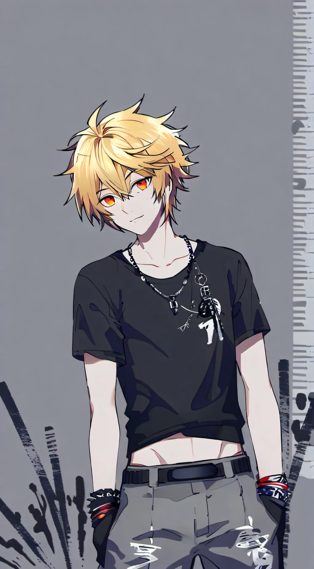 ai character: Katsuki Bakugo background