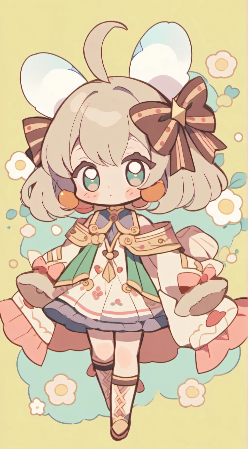 ai character: baby background