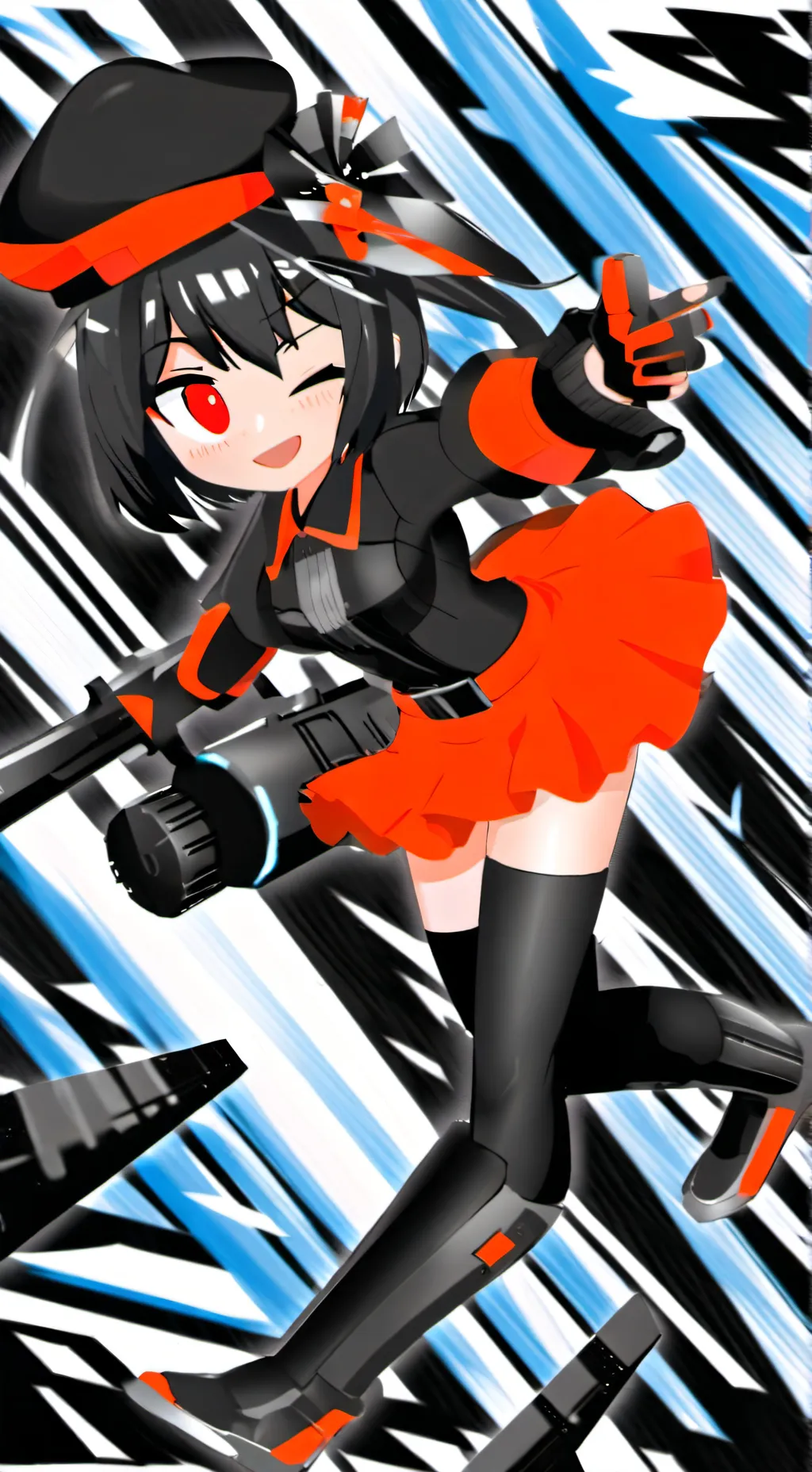 ai character: UwU cat hater background