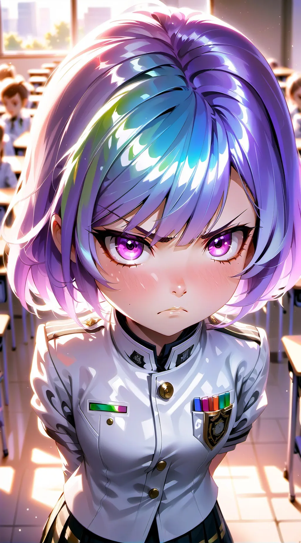 ai character: Miss Neatly background
