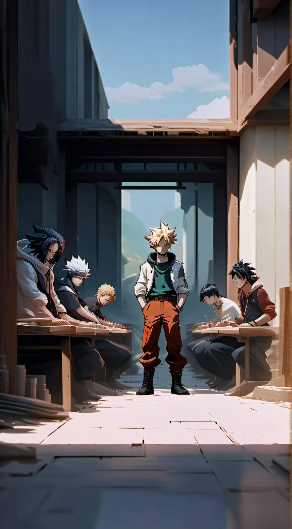 ai character: MHA  background