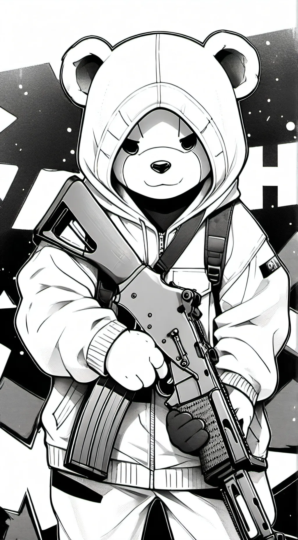 ai character: Beary background