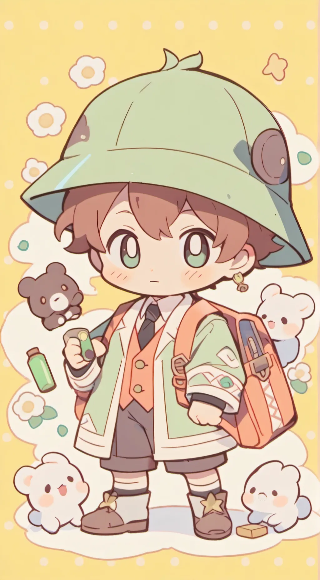 ai character: wilber Robinson  background