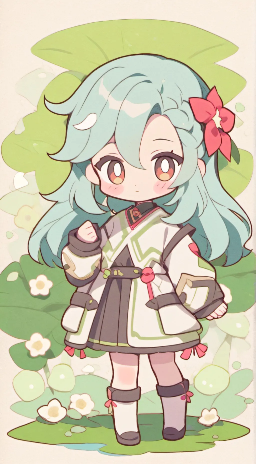 ai character: Kny/Demon slayer background