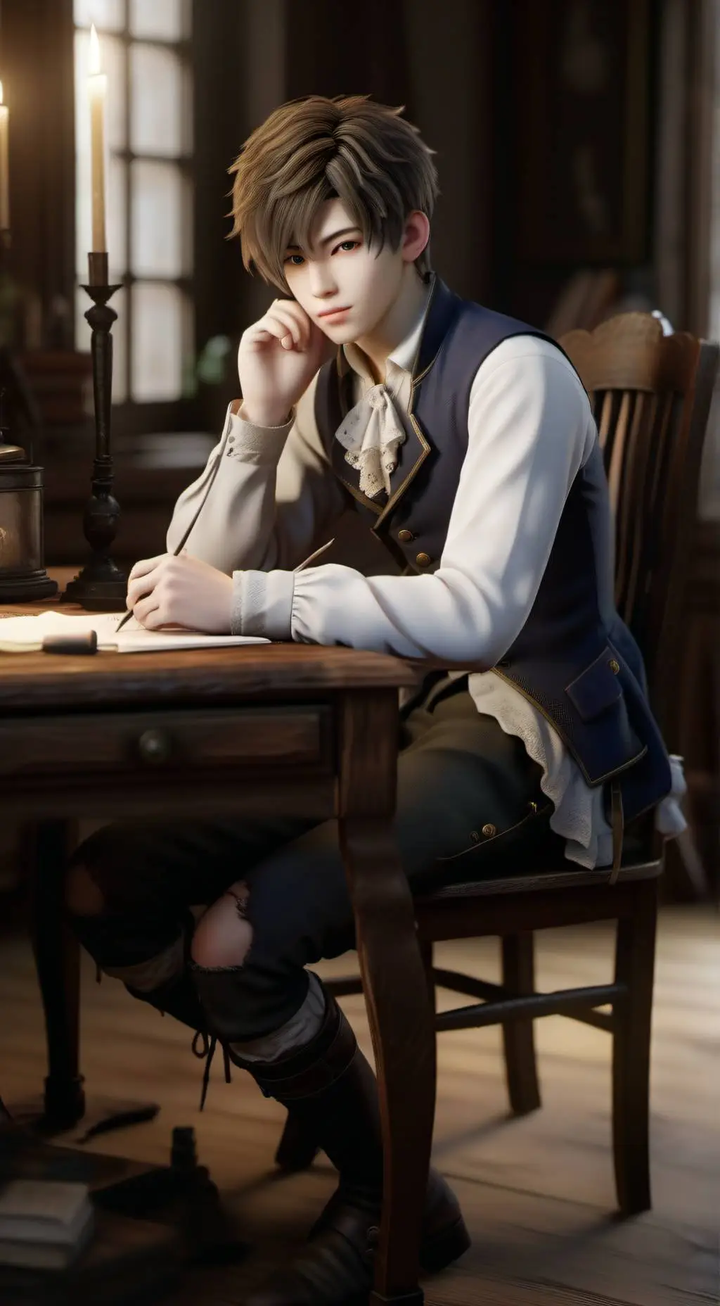 ai character: Arthur background