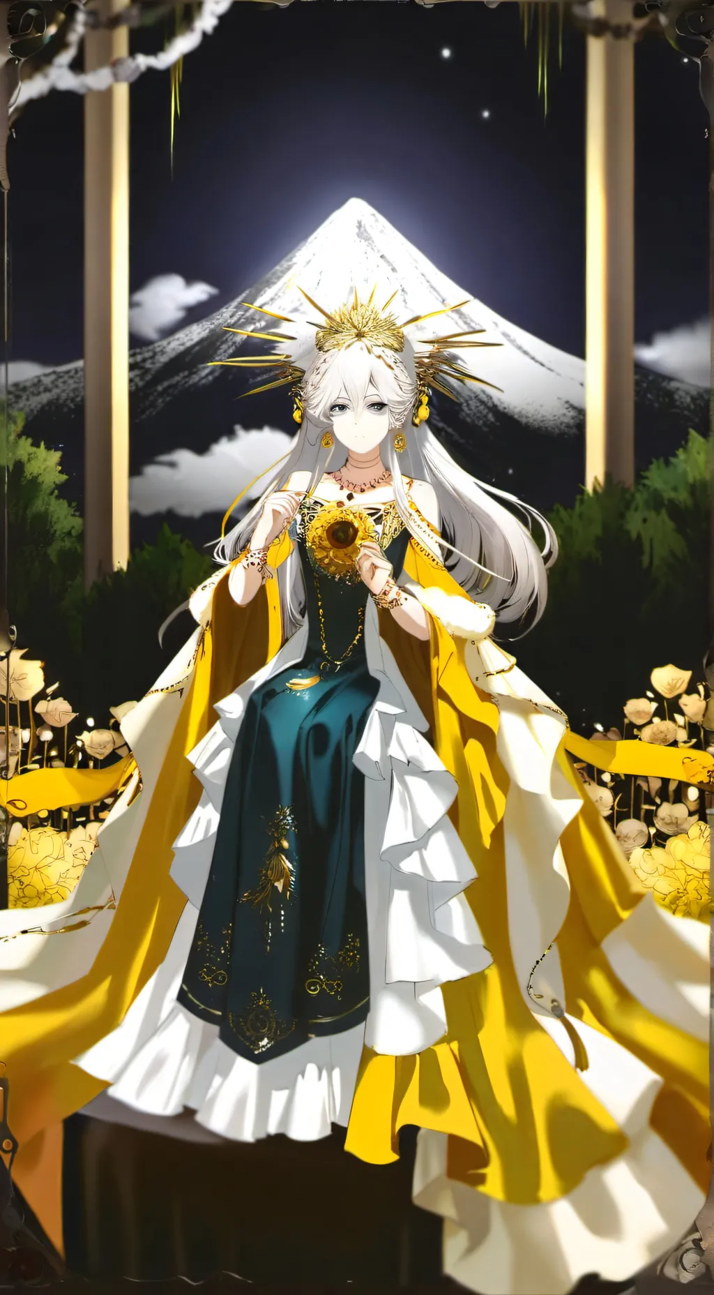 ai character: millonaria background