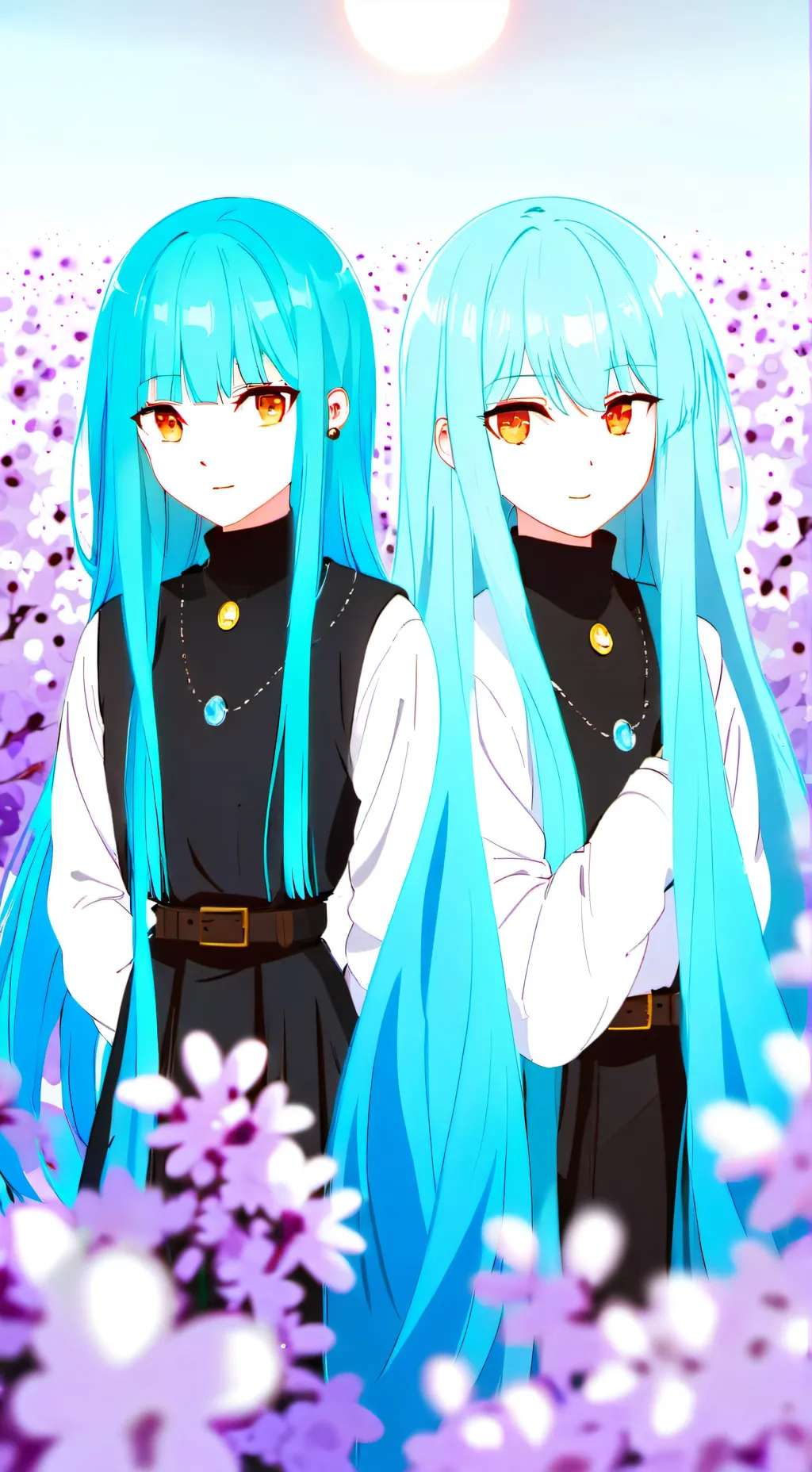 ai character: Snow Sisters  background