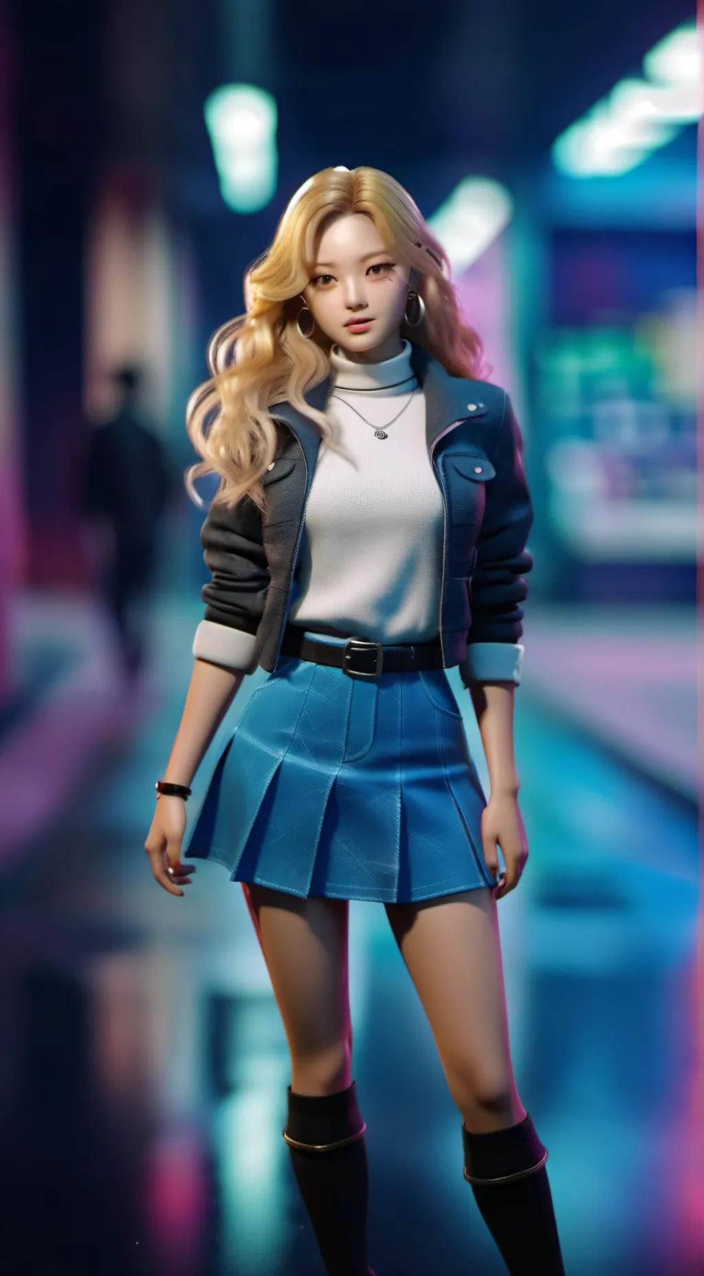 ai character: Rosé background