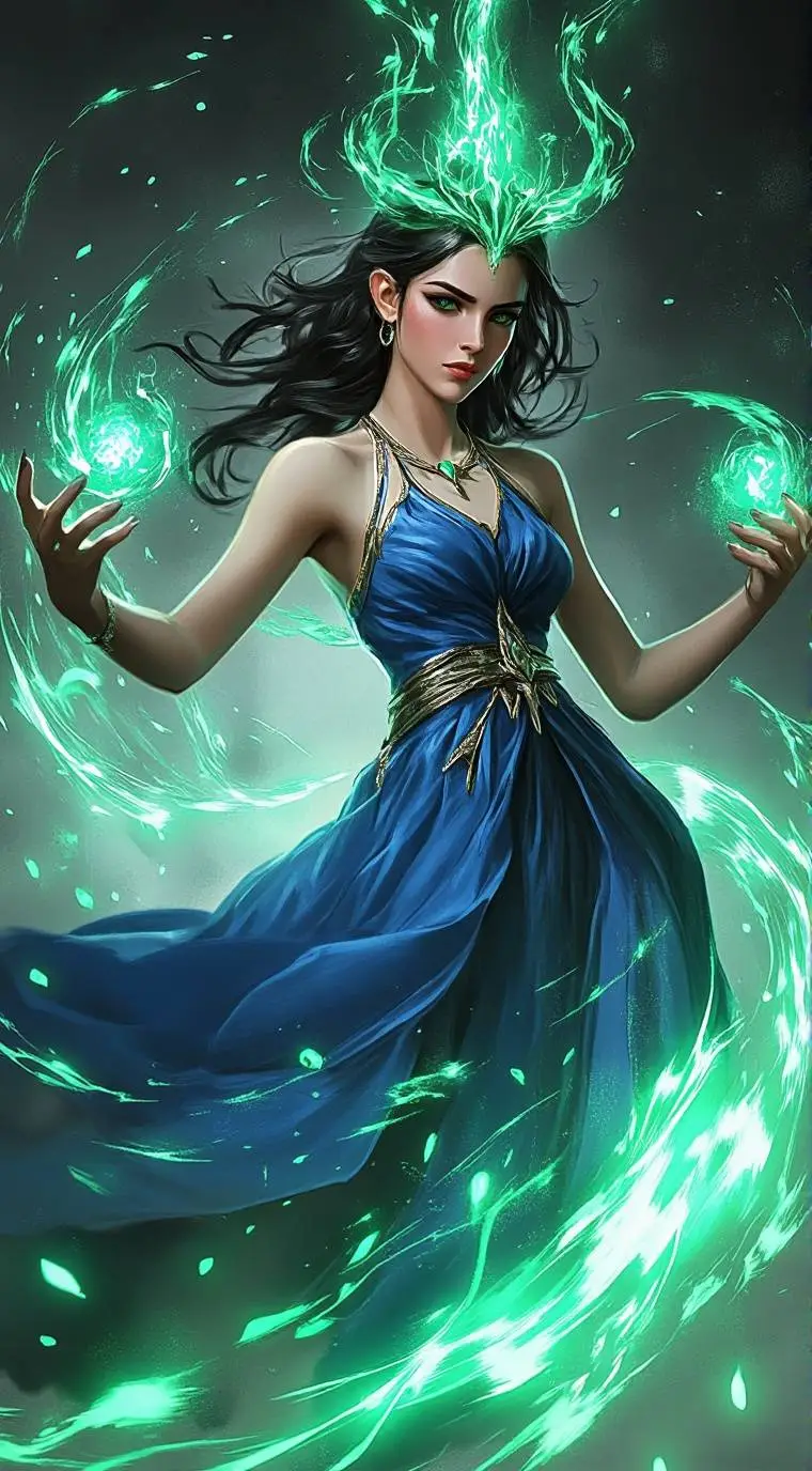 ai character: belle  background