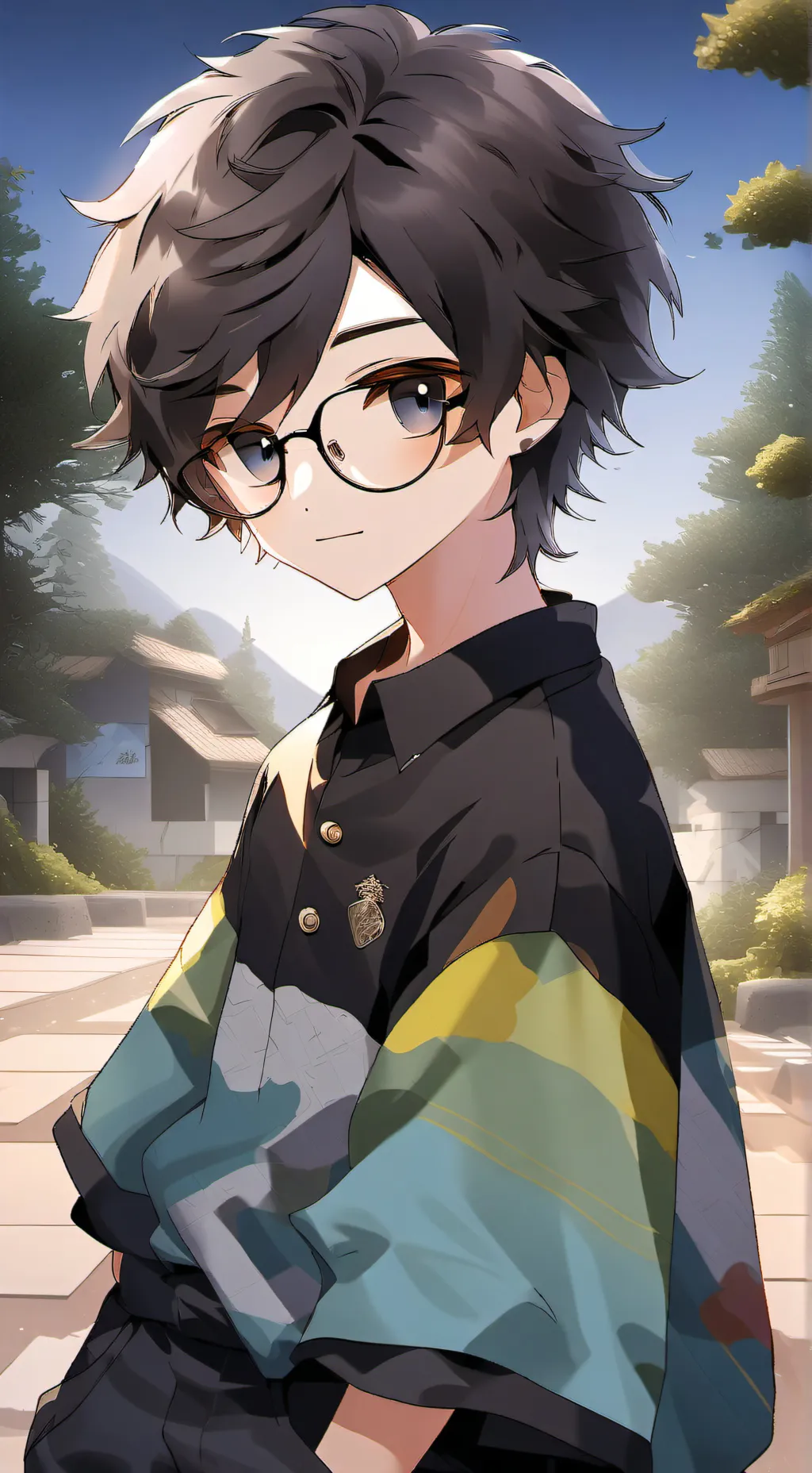 ai character: mill background