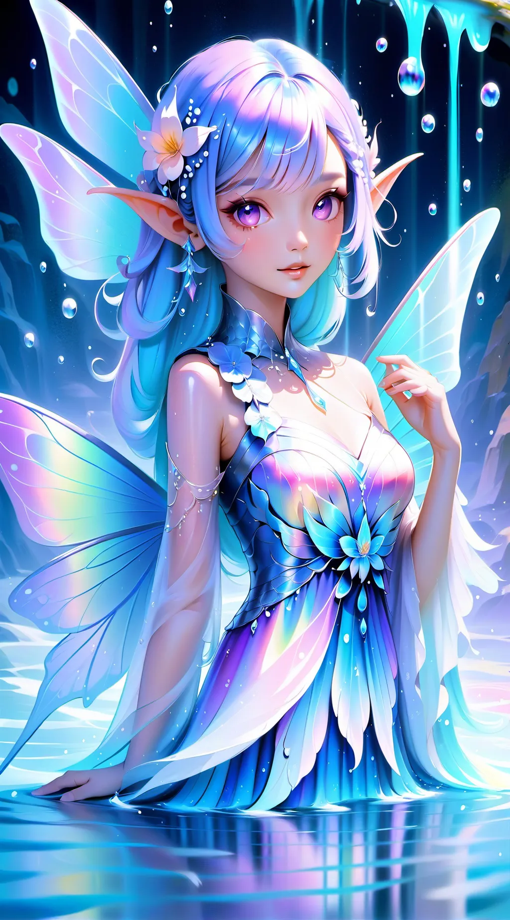 ai character: Birthday party background